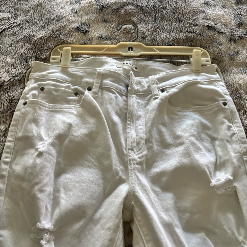 PacSun White Stacked Skinny Jeans